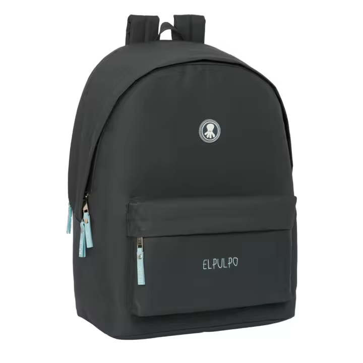 Mochila Doble Para Portatil 15,6"+Usb El Pulpo "Grafito" 31x44x18 Cm (Safta 622563820) - 1