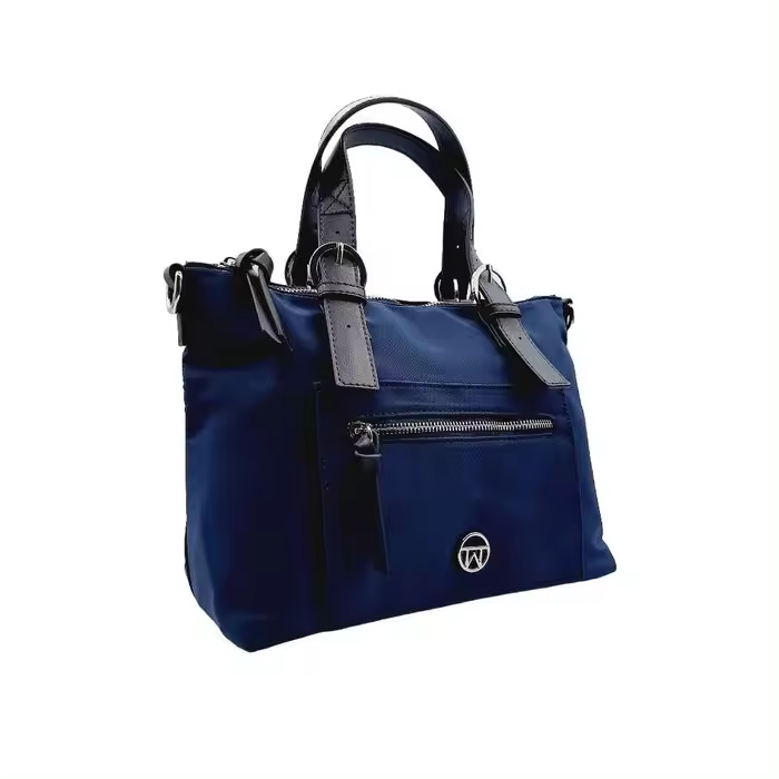 MATTIES BOLSO DE MANO CON BOLSO BANDOLERA AZUL SERIE PAROS SERIE PAROS 29x14x20 Cms. - 1