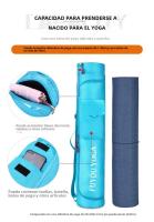 Manta De Yoga Deportiva Fitness Con Bolsa Impermeable Multifuncional Y Gran Capacidad De Almacenamiento Porta-Manta De Yoga - details 0
