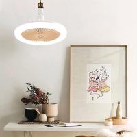 Ventilador de techo LED con luces, lámpara de techo de 30 W con ventilador y control remoto, temporizador, LED regulable de 3 colores, 3 velocidades para espacios pequeños, dormitorio, casa, oficina - details 3