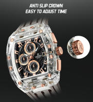 Reloj De Pulsera Deportivo Para Hombre NAVIFORCE Con Cronógrafo Multifunción Resistente Al Agua 5ATM Correa De Silicona Moda Casual - details 13