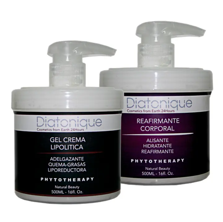 Diatonique Pack Duo: Crema Reafirmante y Gel Reductor Corporal 500 + 500 ML - ¡Obtén una piel firme y reducción corporal con este pack corporal de Diatonique! - 1