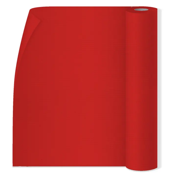 Rollo Papel Kraft, Papel de embalaje, Rollos Reciclables y Biodegradables, Ideales para Fiestas de Cumpleaños, Envíos, decoración· m-office (1 m x 25 m, Rojo) - 1