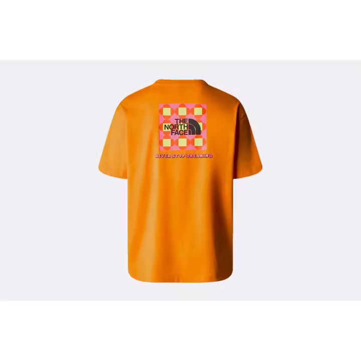 THE NORTH FACE X Yinca Ilori Camiseta Box Graphic en color naranja - Unisex - 1