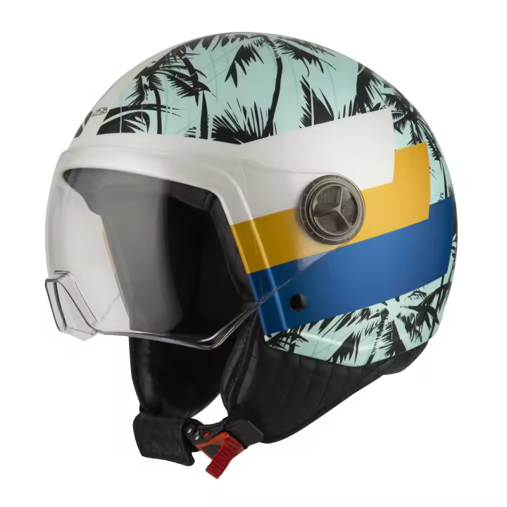 Casco de Moto Minijet Zeta 2 NZI - Clásico Moderno, Confortable, Ligero - 1