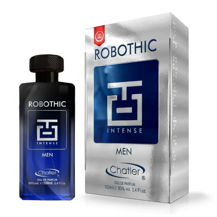 EAU DE PARFUM ROBOTHIC INTENSE MEN 100ML--- PERFUME PARA HOMBRE---DURACIÓN 8 HORAS-- MARCA CHATLER - 1