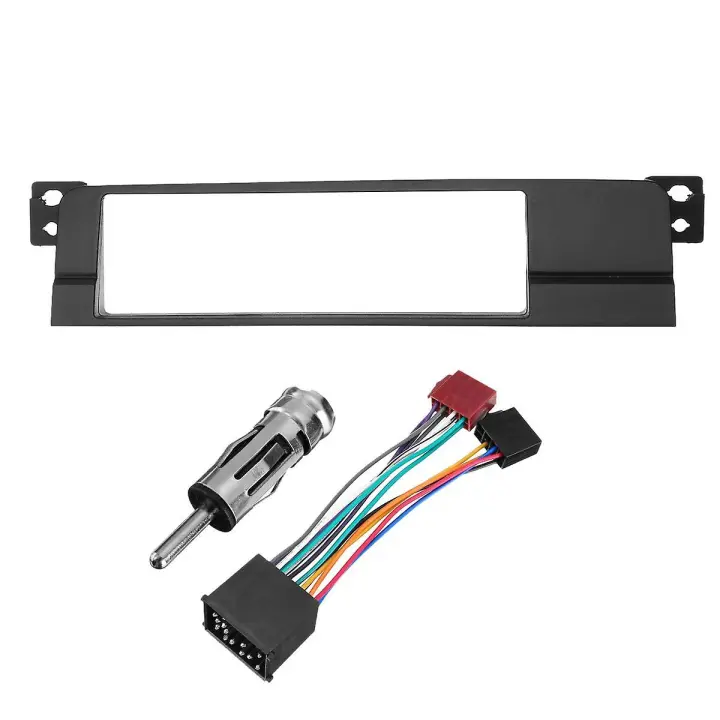 Panel adaptador de radio de coche 1 DIN para la instalación del marco del estéreo CD y DVD de la Serie 3 E46 1998-2005 - 1