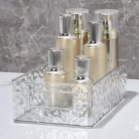 Caja De Almacenamiento De Cosméticos Transparente Organizador De Maquillaje De Lujo Para Baño Caja De Belleza Skincear - details 2