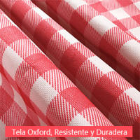 Manta de Picnic Manta Impermeable - 150 x 200 cm / 2x2m Manta de Picnic Plegable, Alfombra de Picnic de Viaje Lavable Manta Camping en la Playa para Barbacoa al Aire Libre Senderismo Parque Jardín (Rojo) - details 3