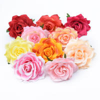 10pcs Flores Artificiales De Rosa Silken Para Boda Decoración De Casa Regalo De Navidad Scrapbook Broches Wreaths Accesorios Para Hogar - details 11