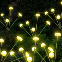 Lámpara Solar De Hongo LED 6/8 Para Exterior Impermeable Iluminación Inteligente Para Jardín De Villa Parque De Camping Decoración Luz De Jardín Moderna ABS Fuente De Energía Solar - details 8