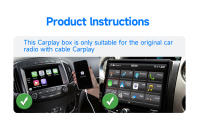 Adaptador Mini 2 En 1 De Cable a Inalámbrico Para CarPlay 2024 Compatible Con Android Auto Conexión Automática OTA Actualizable Universal - details 11