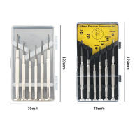 Juego De Destornilladores De Precisión Resistente a La Corrosión Anti-Rust Para Reparación De Equipos De Relojes Gafas Herramienta Multifuncional Con Mango Cromo-Vanadio Acero - details 0