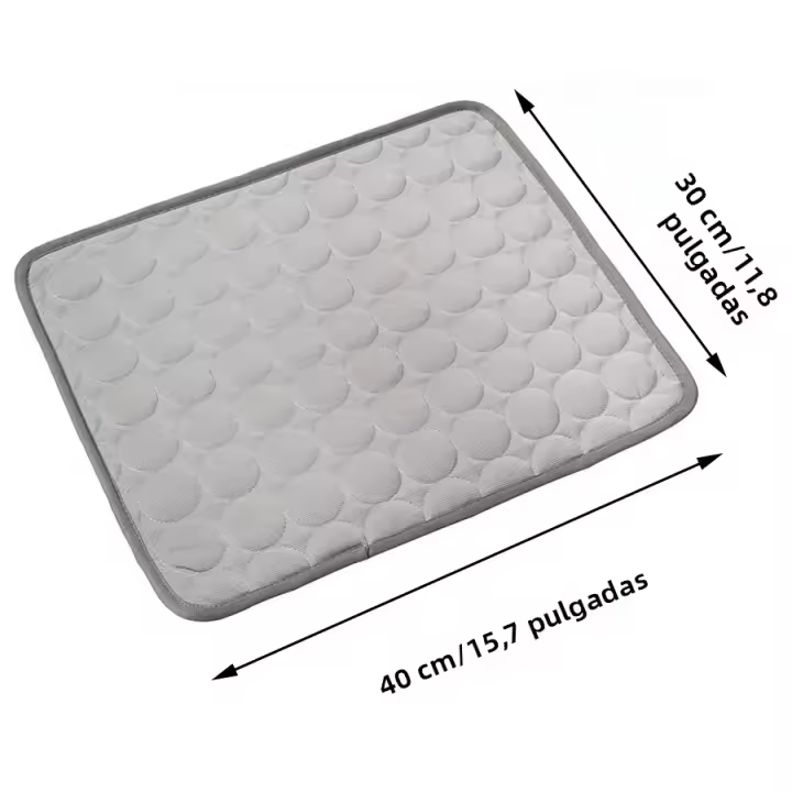 Almohadilla De Hielo Para Mascotas Resistente Al Mordisco Sillón Para Gatos Sofá Para Perros Almohadilla Refrescante De Verano Material De Seda De Hielo - 1