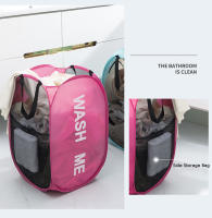 Cesta De Ropa Plegable Con Capacidad Grande Para Almacenamiento De Ropa Sucia Organizador De Juguetes De Malla Transpirable Con Marco Hollow out Mesh Para El Hogar - details 14