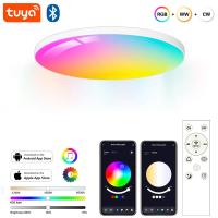 Lámpara De Techo Plana LED Ultra Delgada 20/24W Redonda Para Cocina Dormitorio Basamento Pasillo Sala De Estar Iluminación Diaria Ajustable Color Negro - details 0
