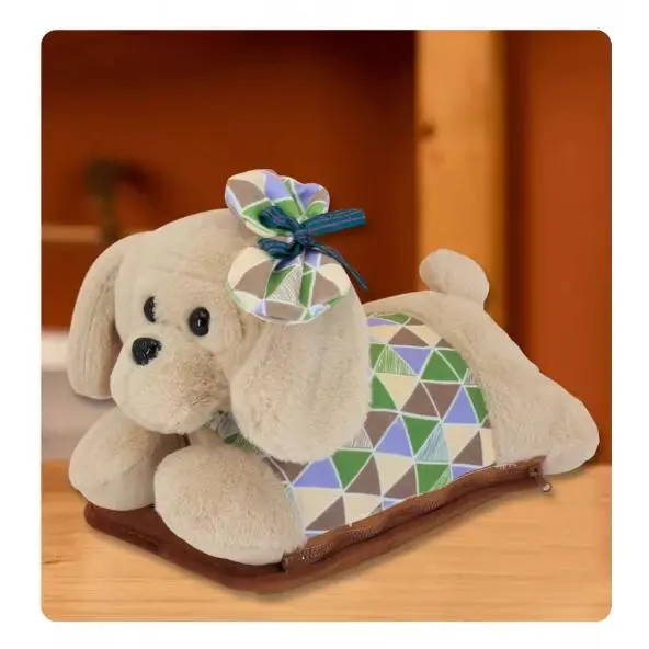Bolsa de agua caliente eléctrica con peluche ,calentador de manos suave de invierno, botella de agua caliente reutilizable recargable, calentador de manos de terciopelo de algodón de bolsillo cálido - 1