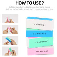 LULAA Bloques De Pulido Para Uñas 1/20 Piezas Herramientas De Manicura Polímero De Alambre De Papel De Pulir Bloques De Brillantez Para Uñas - details 1