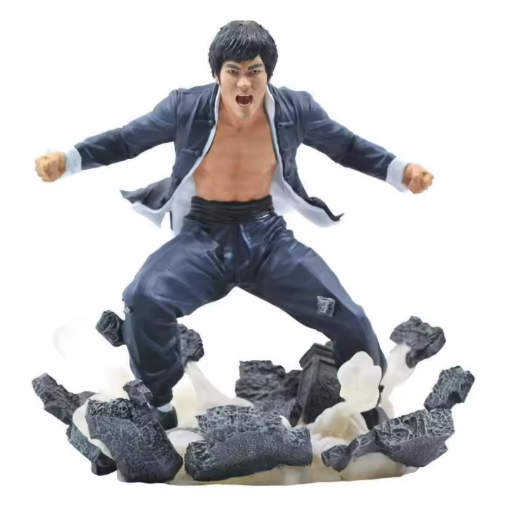 Figura Estatua PVC diamond select toys Gallery Bruce Lee Tierra 20cm - 1