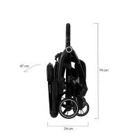 Kikkaboo Silla De Paseo Autoplegable Ciela Para Bebe Con Plastico De Lluvia - details 1