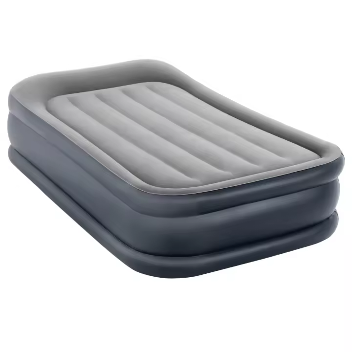 Colorbaby Cama de aire dura Beam Basic Deluxe Twin 99 x 191 x 42 cm con hinchador eléctrico - 1
