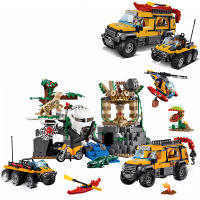 Bloques De Construcción Creativos De Helicóptero Y Coche De Exploración En El Árbol Serie De Aventura Para Niños Juguetes De Rompecabezas Educativos Regalos - details 2