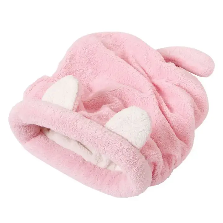 Saco De Dormir Para Gato De Terciopelo Coral Cálido Para Perro Pequeño Sin Pelo Matriz De Algodón Suave Hogar De Mascota Sillón Para Descanso - 1