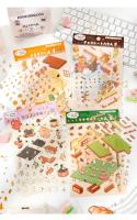 Pegatinas 3D De Comida Cartoon Para Niños Casa De Montaña En Paisaje Juguete Interactivo Regalo De Cumpleaños Y Festivales - details 5