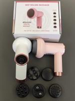 Masajeador Portátil De Batería Recargable Para Cuerpo Rosa Blanca Masa Corporal Mano Herramienta De Relajación Para Cuello Cintura Y Hombros - details 7