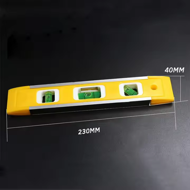 2pcs Nivel De Medición De Aleación De Aluminio Con Magnéticos Fuertes Mini Tres Tipos Nivel Horizontal Burbuja Para Bricolaje Y Jardín - 1