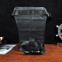 Bolsa de pierna de la motocicleta Bolso de cintura de cuero genuino Bag3112 (3112 Negro) - details 2