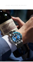 Reloj De Cuarzo Para Hombre ONOLA De Cuero Genuino Resistente Al Agua Estilo Business Con Calendario Completo Y Cierre De Hebilla - details 6