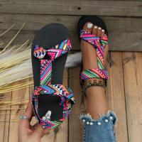 Sandalias De Verano Para Mujer Alpargatas Planas Con Cuerda De Lino Tallas Grandes Zapatos Casuales Para Playa Y Exterior - details 22