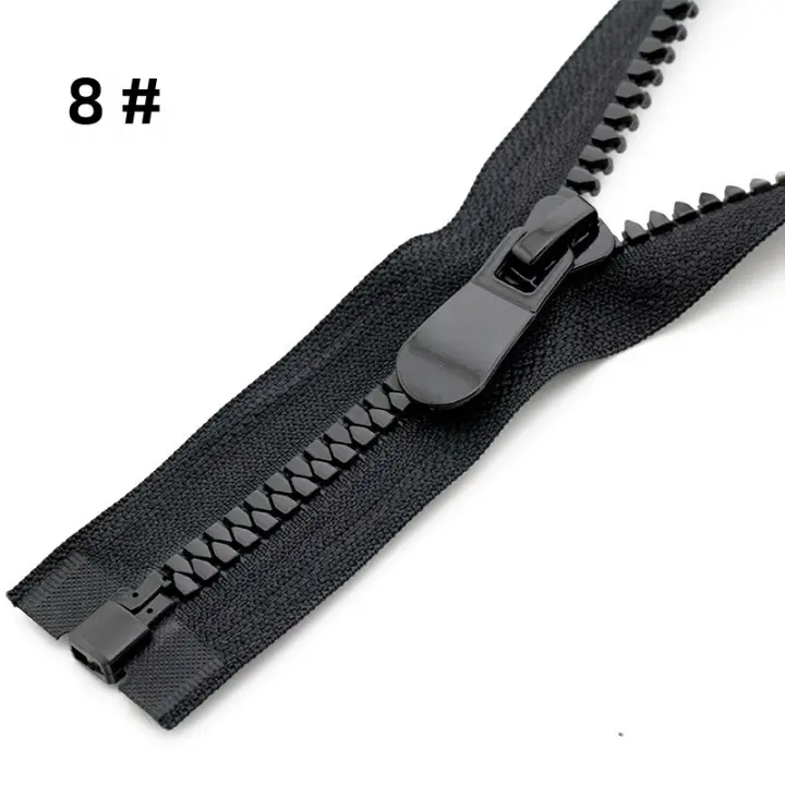 Cremalleras De Resina Para Costura 8#15# Largo 70-150cm Con Dos Deslizadores Para Abrir El Final De La Cremallera Para Reparación De Ropa Y Tailor - 1