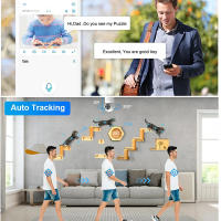 BIT Cámara de seguridad WiFi para interiores 2K, cámara WiFi con movimiento panorámico e inclinación de 360° de 2,4 GHz/5 GHz para seguridad del hogar - details 6