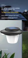 Lámpara Solar LED Para Exterior Con Sensor De Movimiento Alta Brillo Para Jardín Iluminación Automática De Exteriores - details 1