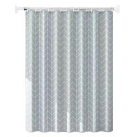 Cortina de Ducha Cortina de Baño Poliéster Impermeable Cortina Bañera with 12 Ganchos para Ducha y Baño 180/200x200CM - details 0
