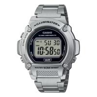 ​reloj deportivo hombre Casio W-219HD-1AV 50m WR luz led 7 años batería correa de acero - details 0