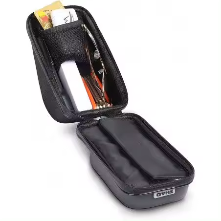 Shad Bolsa Smart Phone Soporte Manillar 180x90mm C/bolsillo Negro - 1