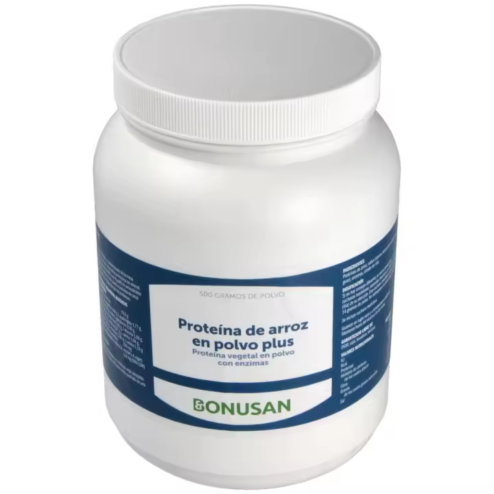 Proteina De Arroz Plus Polvo Sabor Vainilla 500Gr. - 1