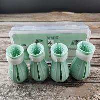Protector De Uñas Para Gato Tallas Ajustables Zapatos Para Baño Antiscratch Coloridos Cubierta De Pata Para Uñas De Gato - details 9