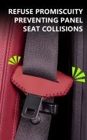 Cubierta Protectora Para Cinturón De Seguridad De Coche En Cuero PU Anticolisión Antiseña Modificación Interior De Automóviles - details 4