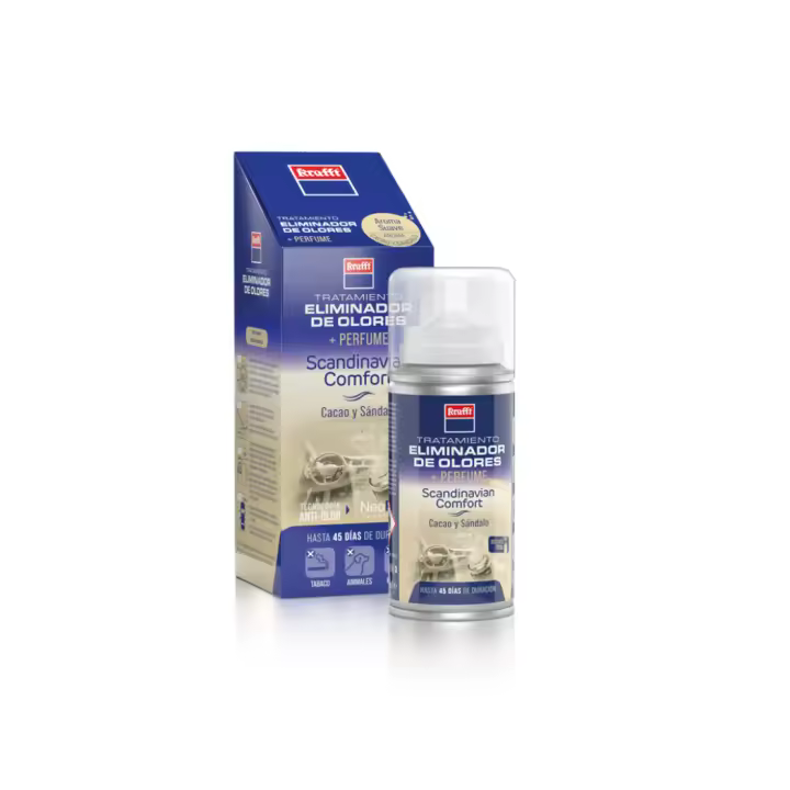 Krafft Eliminador de Olores de Descarga Única , Absorbe Olores para Coche - Ambientador Scandinavian Confort 150ml - 1