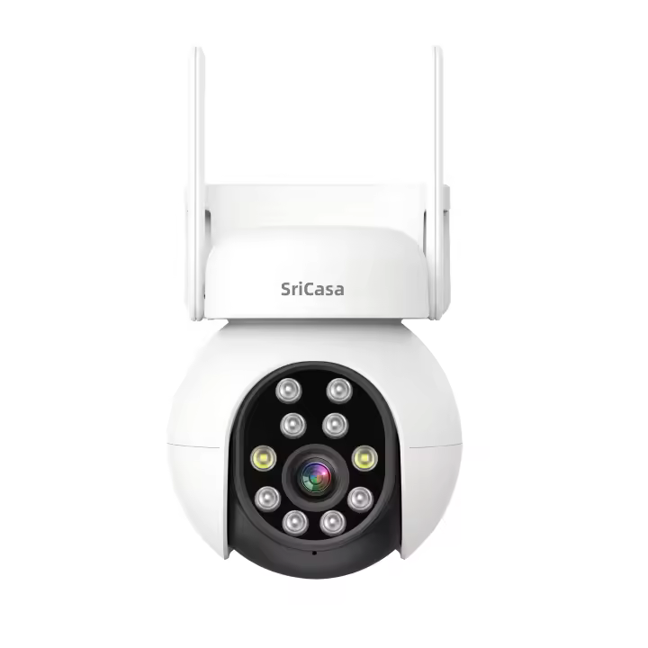 Cámara IP Wifi 5MP SH052 Srihome PTZ Sin Cables Vigilancia Exterior Con Rastreo Automático AI Alarma De Sonido Y Luz Visión Nocturna En Color - 1