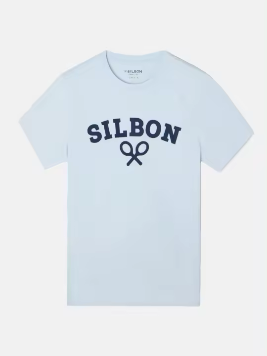 Silbon Camisetas de chico 130933 AZULCLARO - 1
