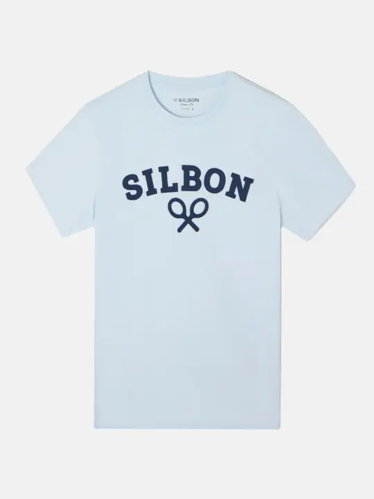 Silbon Camisetas de chico 130933 AZULCLARO - 1