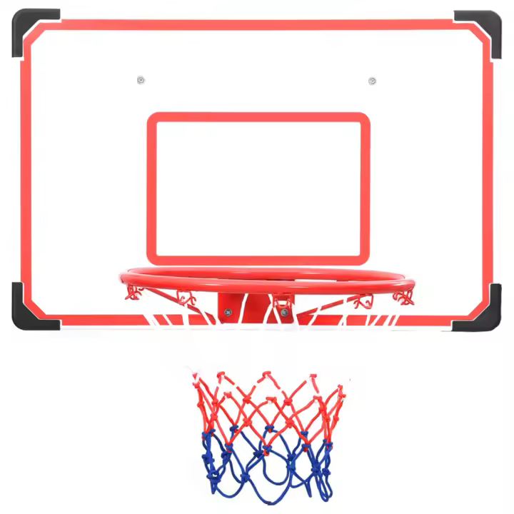 vidaXL Set de canasta de baloncesto de pared cinco piezas - 1