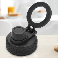 Tapa De Botella Aislada Doble Con Soporte Magnético Para Móvil Taza Termo Con Tapa Para Beber Para MagSafe Botella Deportiva De Gran Capacidad - details 1