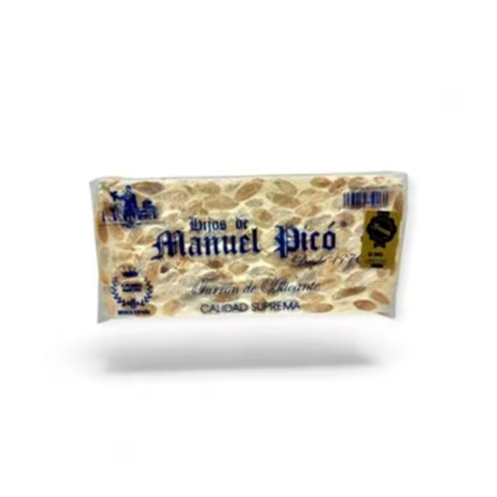 Turrón de Alicante Hijos de Manuel Picó pastilla 300 grs. - 1
