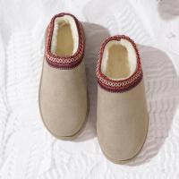 Botas Térmicas De Nieve Para Mujer Sin Tobilleras Cierre De Cordón Y Algodón Tallas 36-44 Para Otoño E Invierno Material De Pelo Y Suela De Goma - details 16